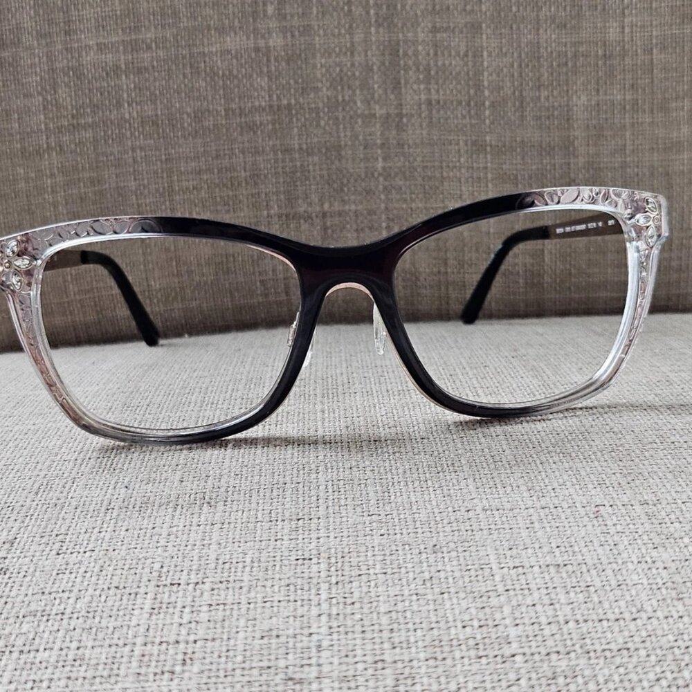 bebe Women Eyeglasses/Sunglasses Frame BB7214 Jet GRADIENT 55[]18 140 Glasses - Picture 7 of 12